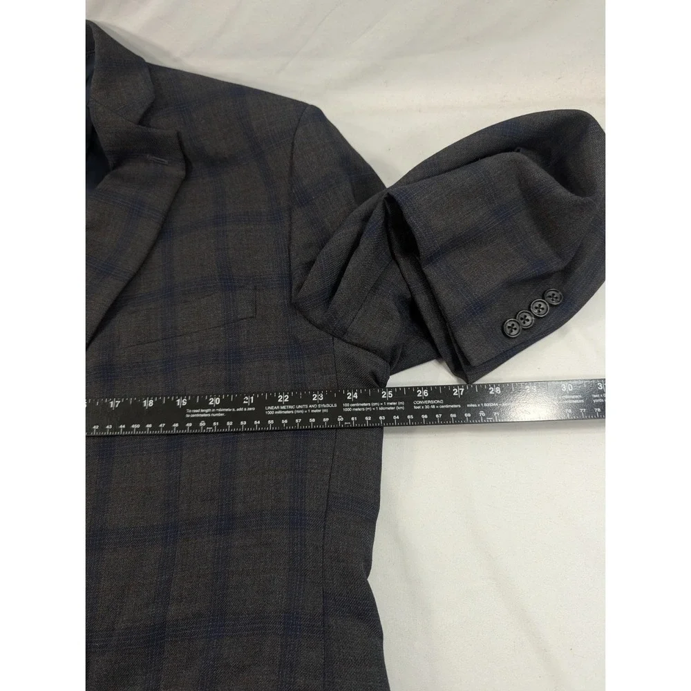Jos. A. Bank Reserve Blazer Wool Glenn Check Plaid Sport Suit Jacket 48R 50